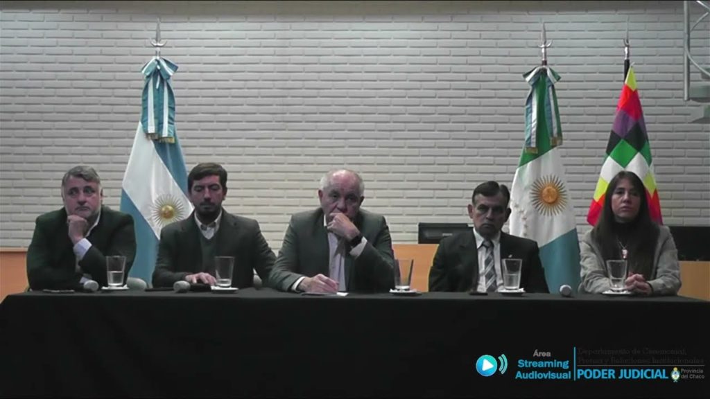 El Ministerio P blico Fiscal ofreci una conferencia de prensa sobre femicidio de Cecilia Strzyzowski